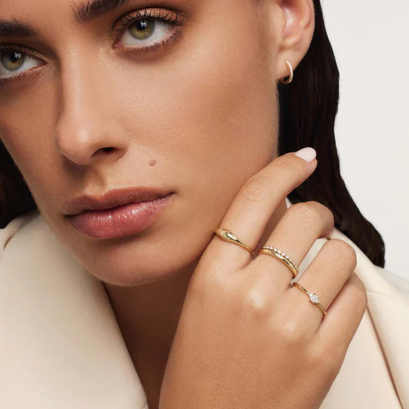 Diamant Kuppel Ring
