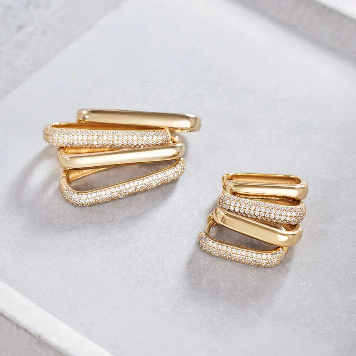 Iconic Pavé Hoop Earrings