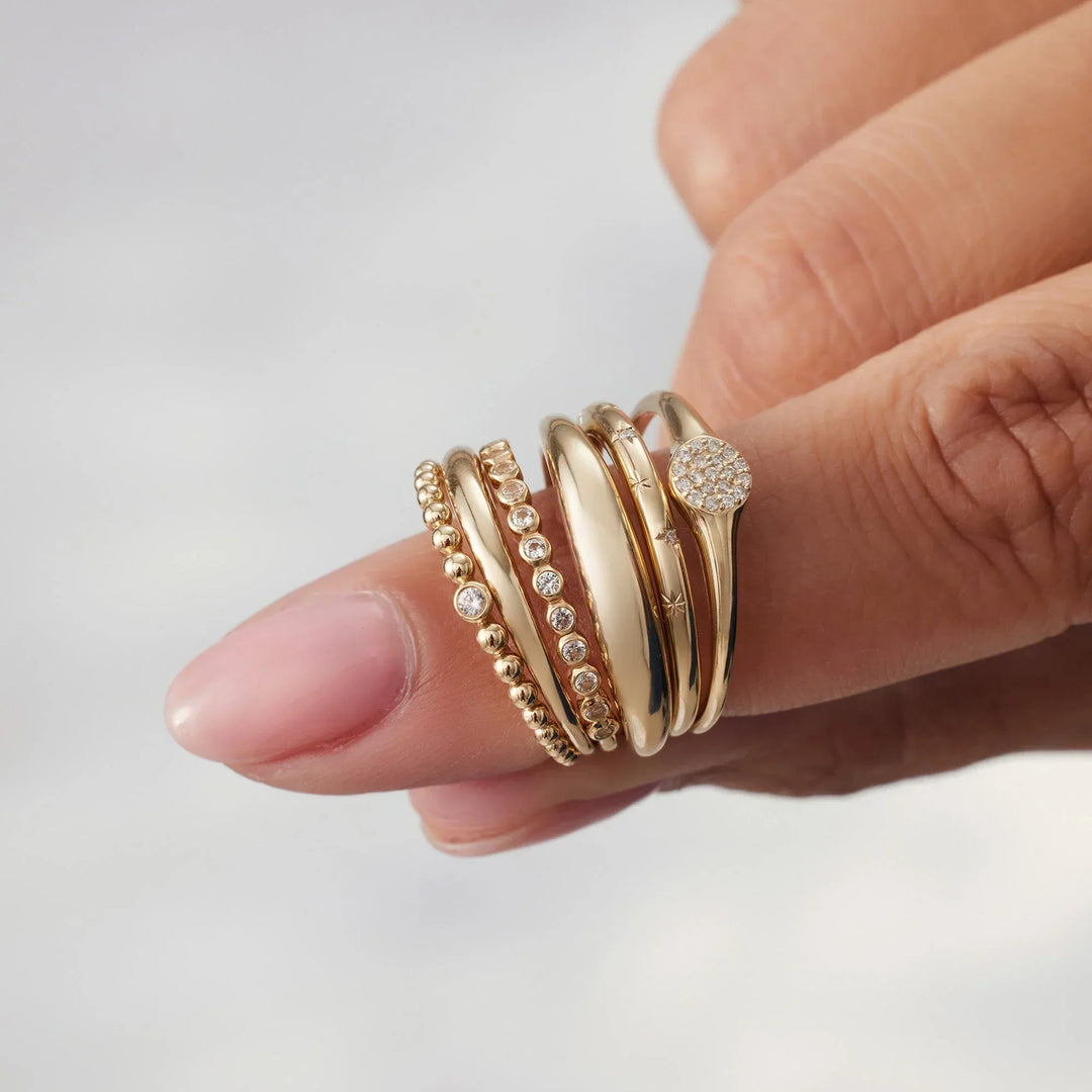 Mid-Sized Dome Ring