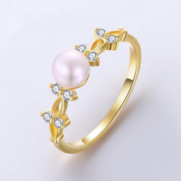 Zilverparel Zirconia Ring