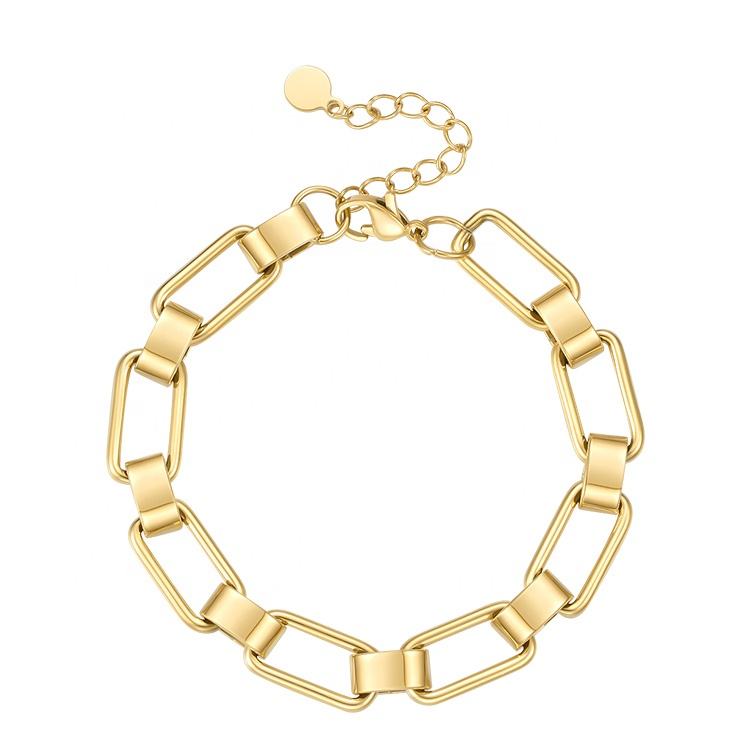 Elegante Rechthoekige Kettingarmband