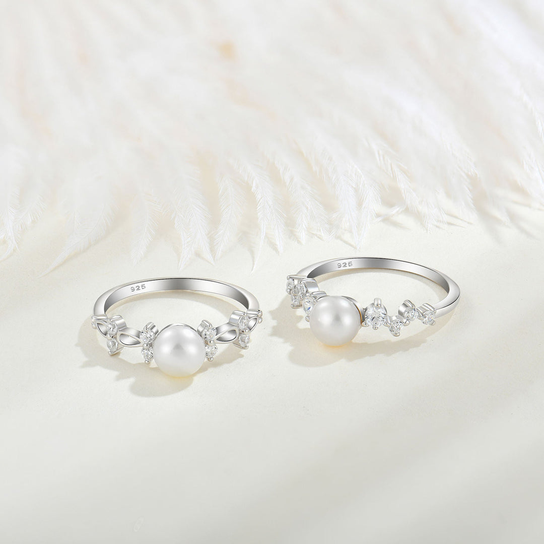 Zilverparel Zirconia Ring