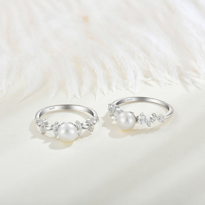 Zilverparel Zirconia Ring