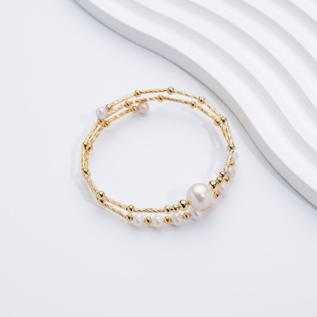 Zilveren Armband met Parels