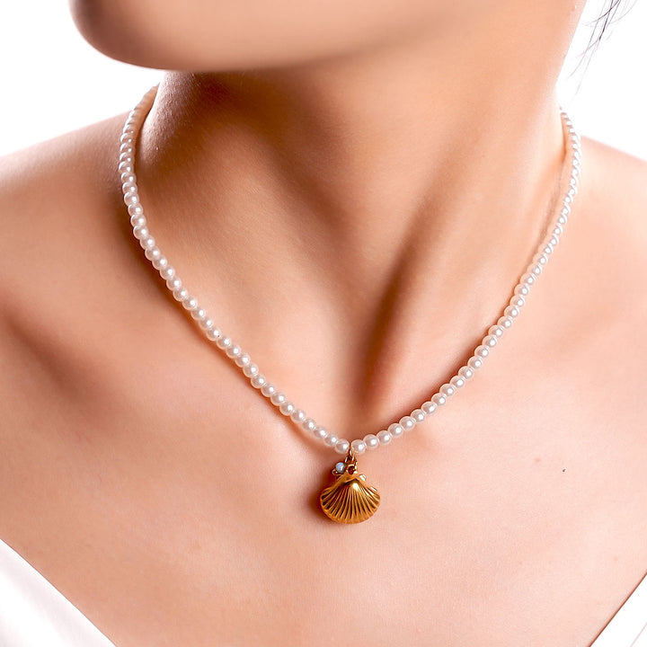 Parels en Natuurlijke Steen Hanger Ketting