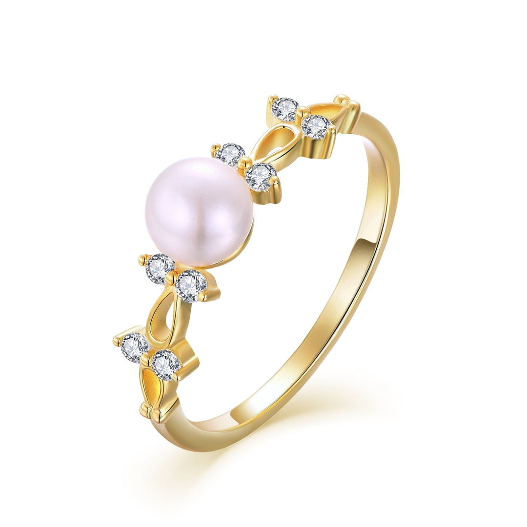 Zilverparel Zirconia Ring