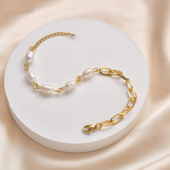 Zilverparel Paperclip Bracelet