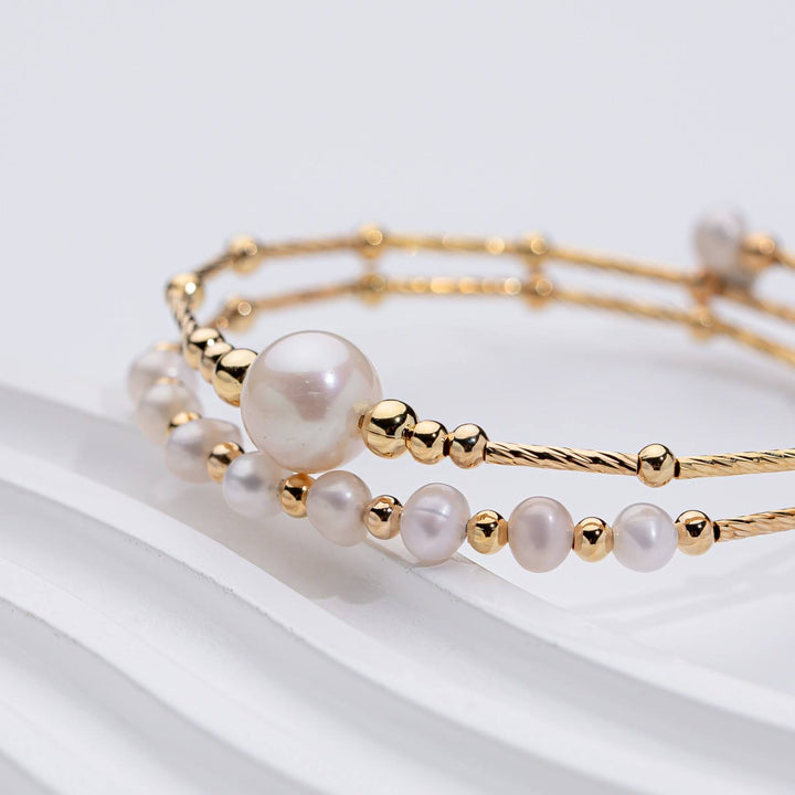 Zilveren Armband met Parels