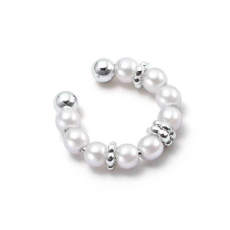 Ferskvandsperle Cuff Øreringe