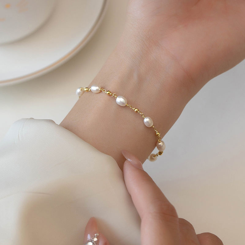 Barok Perle Strandarmbånd