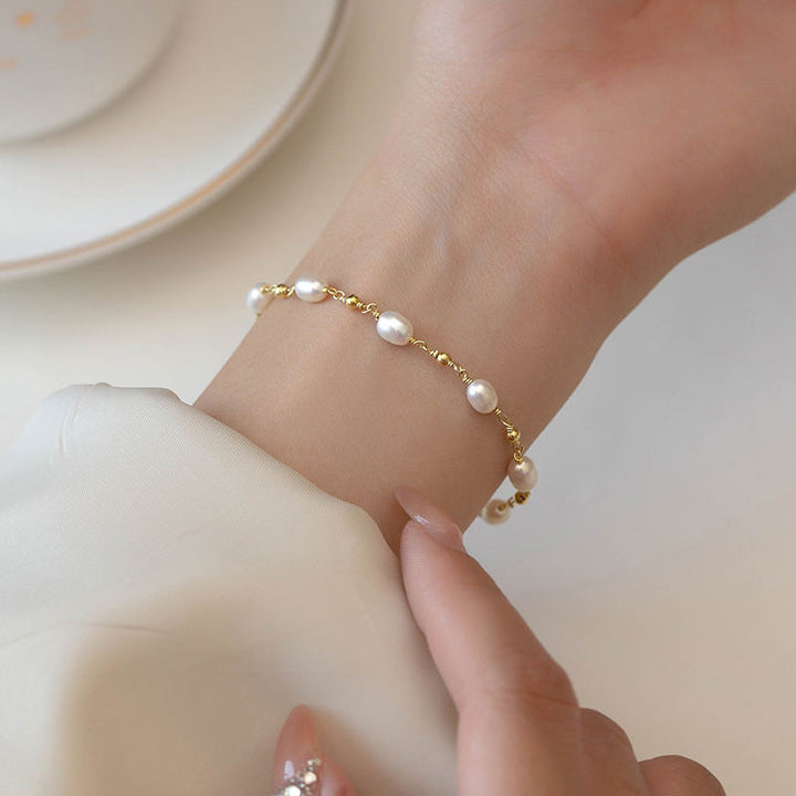 Barok Perle Strandarmbånd