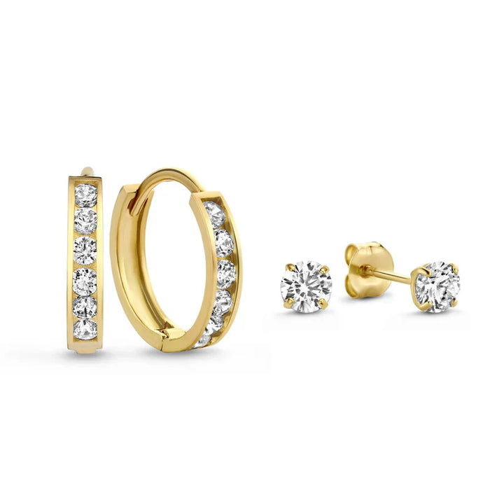 Dara Brillane Steen Earring Set