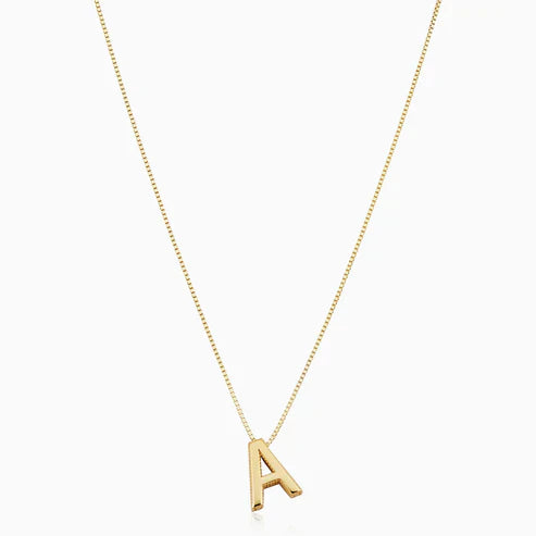 Initialen Ketting met Liefdesbrief