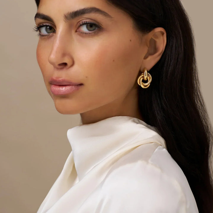 Statement Interlocking Earrings