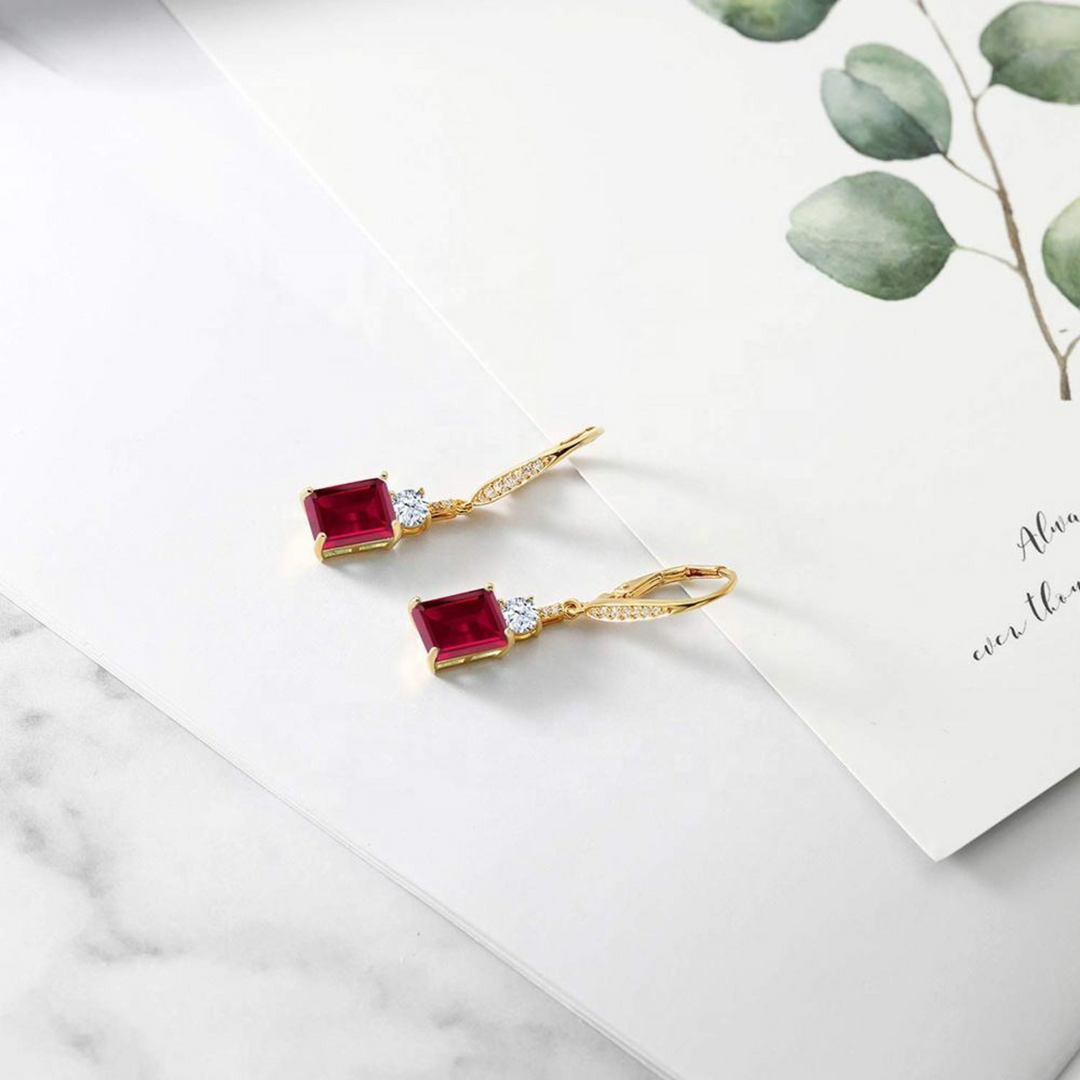 Robijn Leverback Drop Earrings