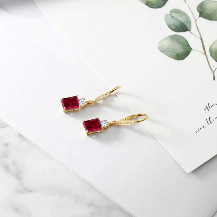 Robijn Leverback Drop Earrings