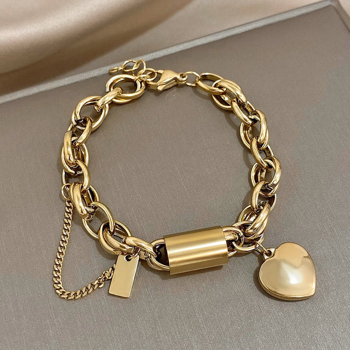 Hjertevarm Chunky Armbånd