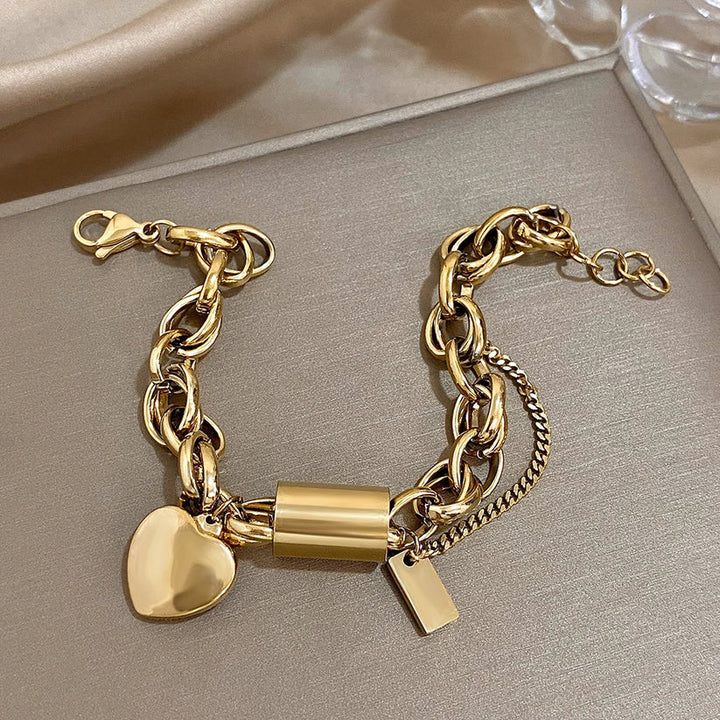 Hjertevarm Chunky Armbånd