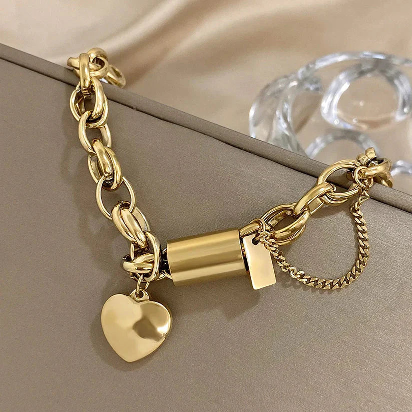 Hjertevarm Chunky Armbånd