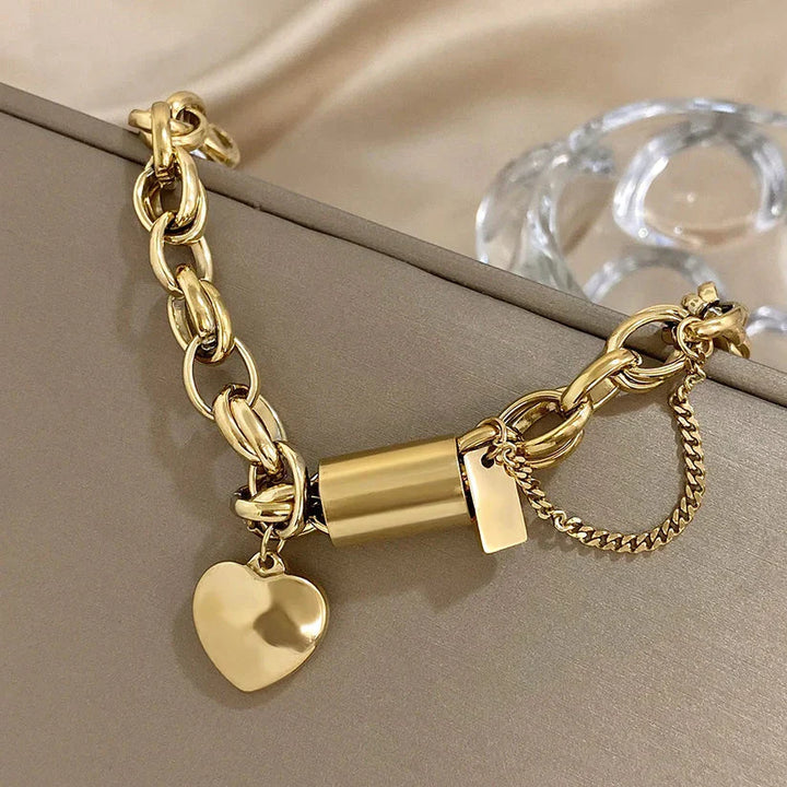 Hjertevarm Chunky Armbånd