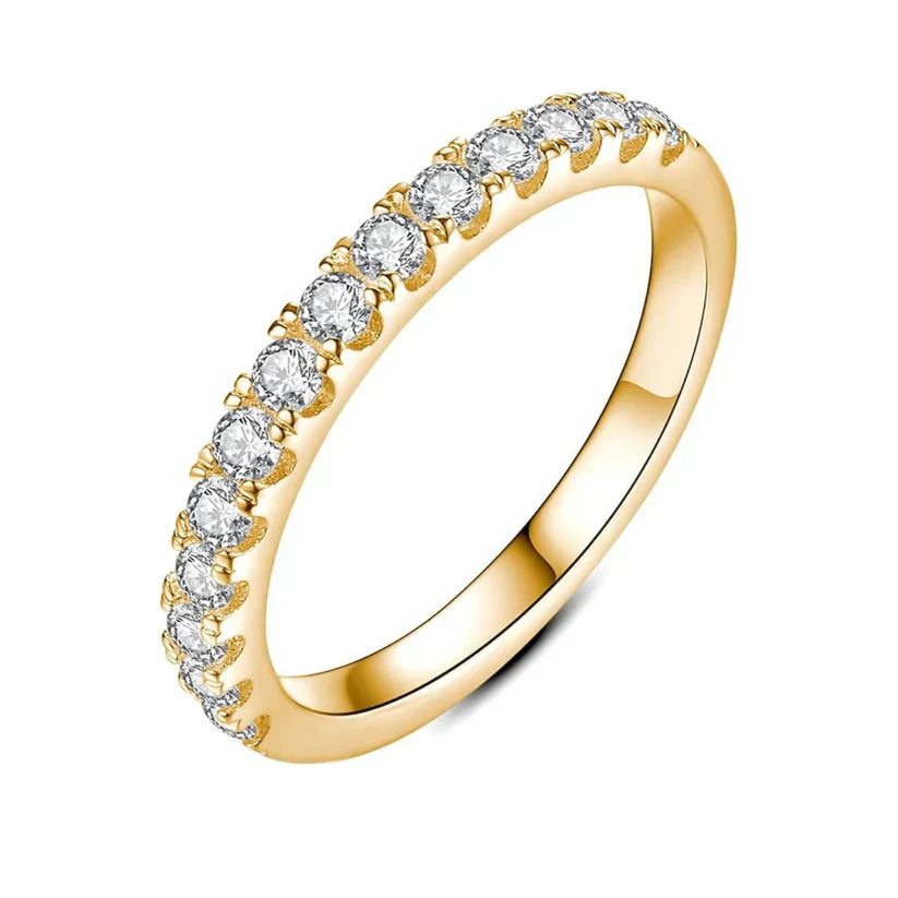 Moissanite Vielsesring