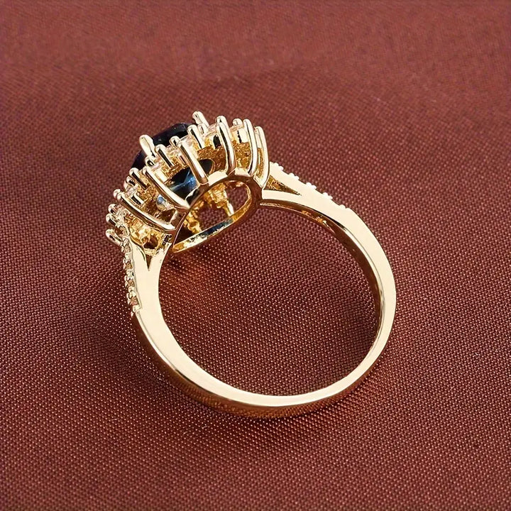 Vionne Safir Guld Ring
