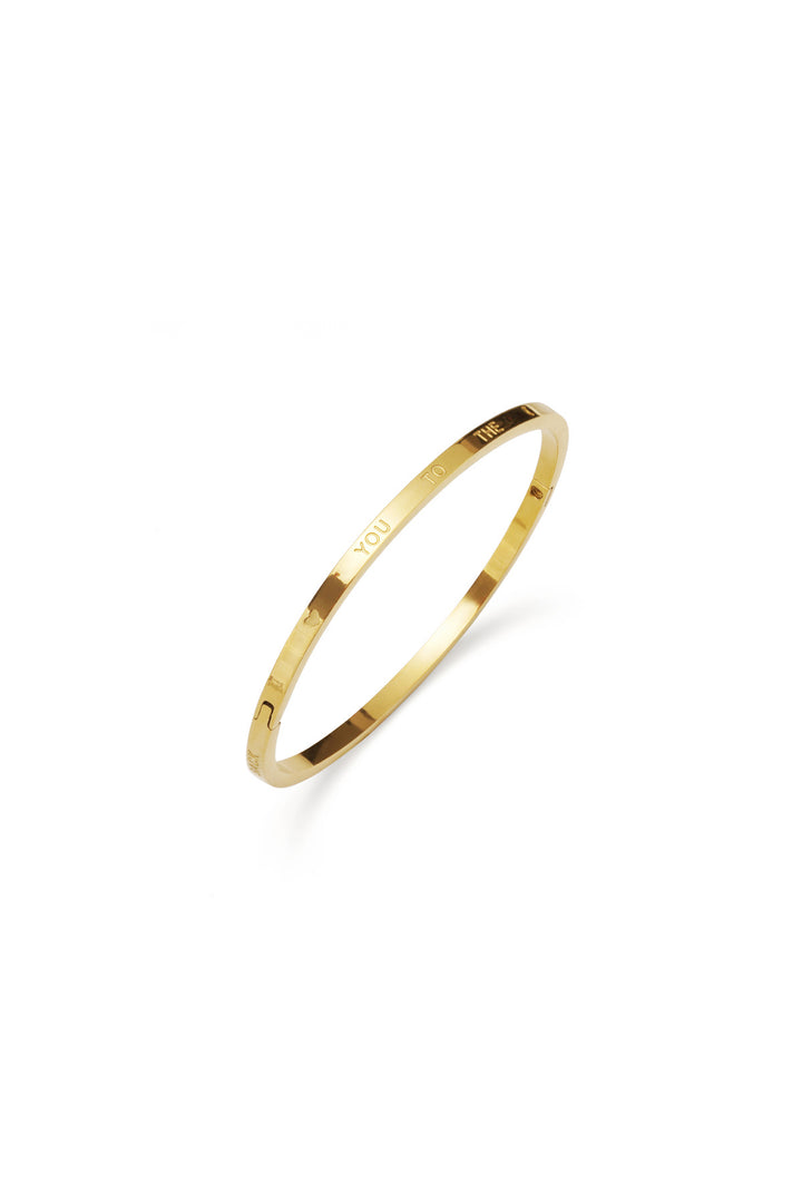 slave bracelet love you to the moon and back small