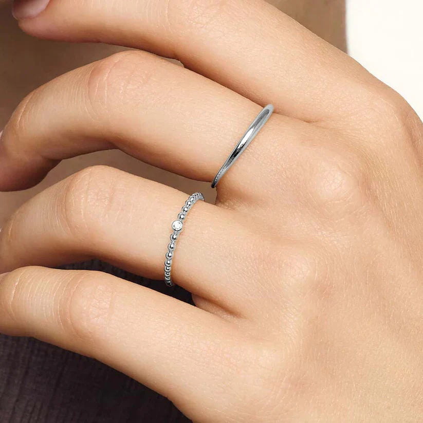 Elegant Slim Dome Ring