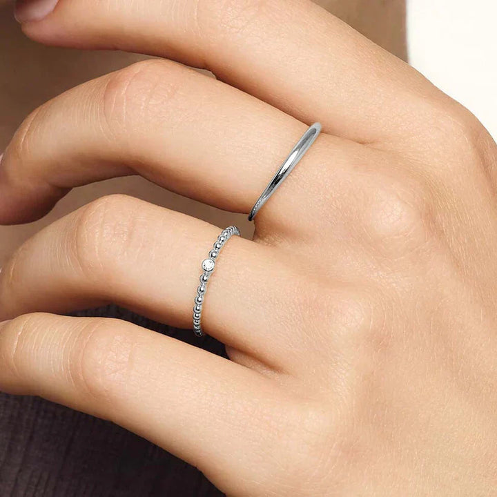 Elegant Slim Dome Ring