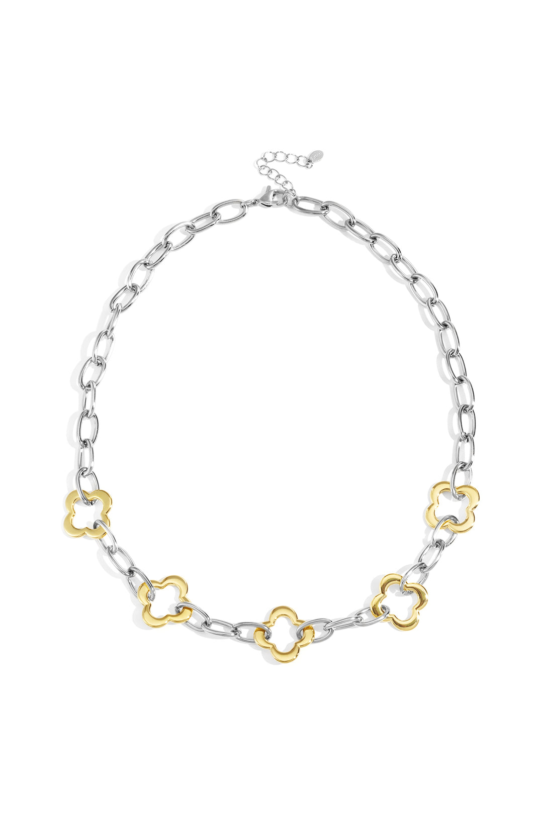 Stainless Steel Chain Necklaces Clover Casual Daily Simple Series Women's jewelry