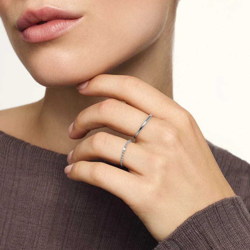 Elegant Slim Dome Ring