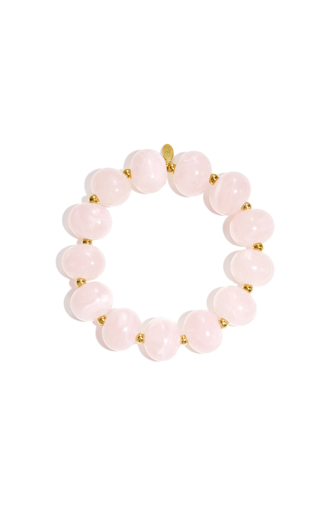 Simple elastic beaded bracelet, women's jewelry