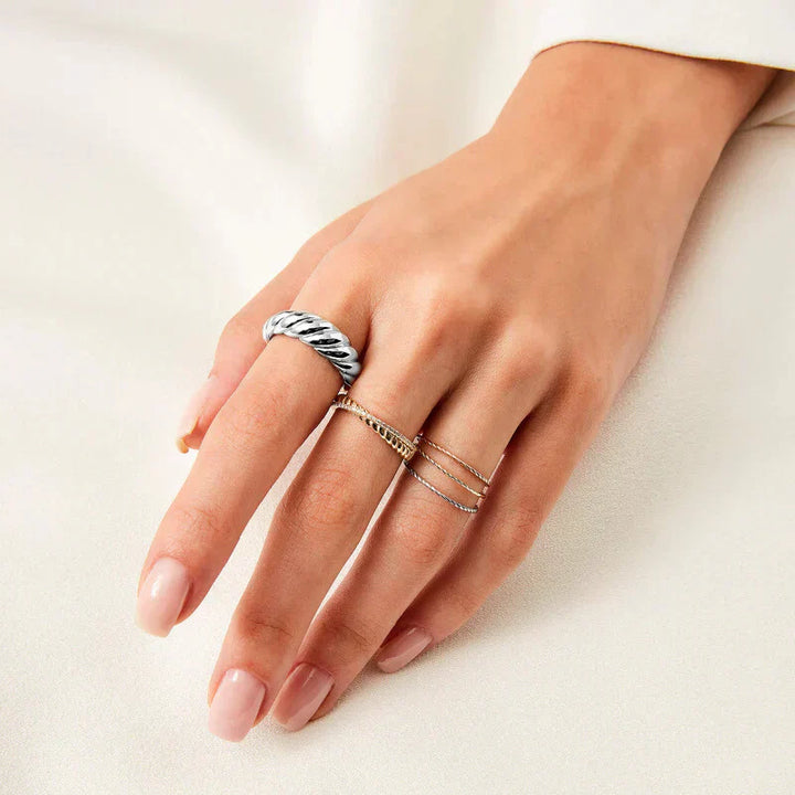 Croissant-Shaped Ring