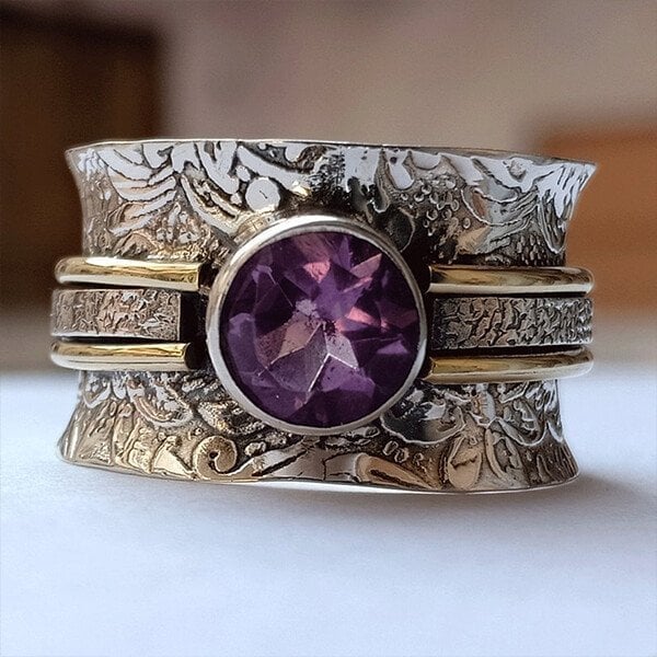 Boho Krystal Meditationsring