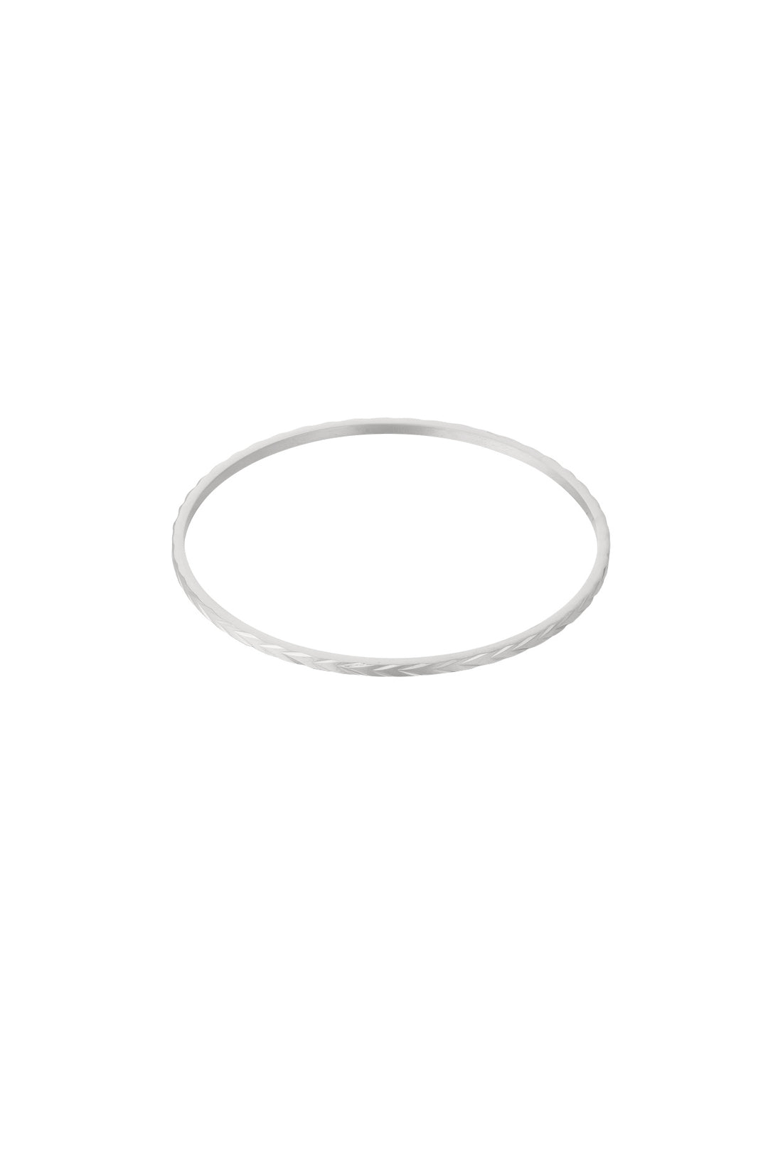 Simple braided bangle