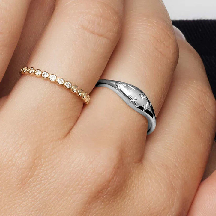 Diamant Kuppel Ring