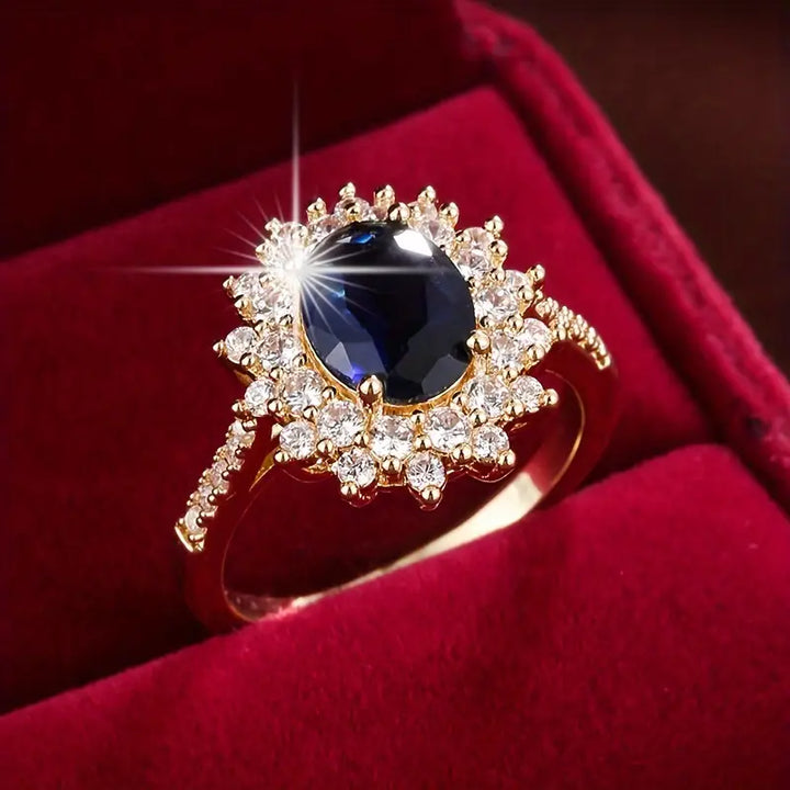 Vionne Safir Guld Ring