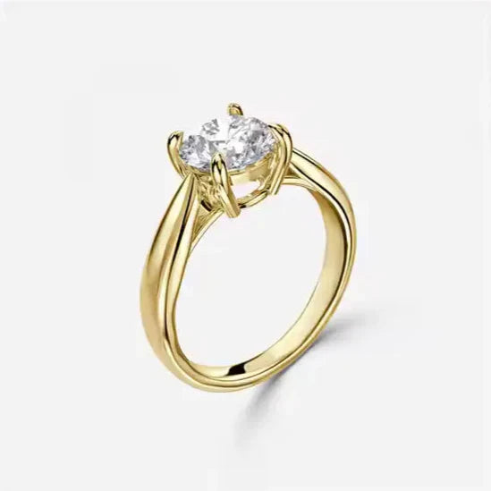 Verfijnde Gouden Ring met Diamanten