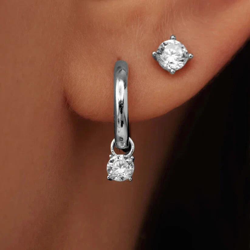 Larmes de Lune Sten Earring Set