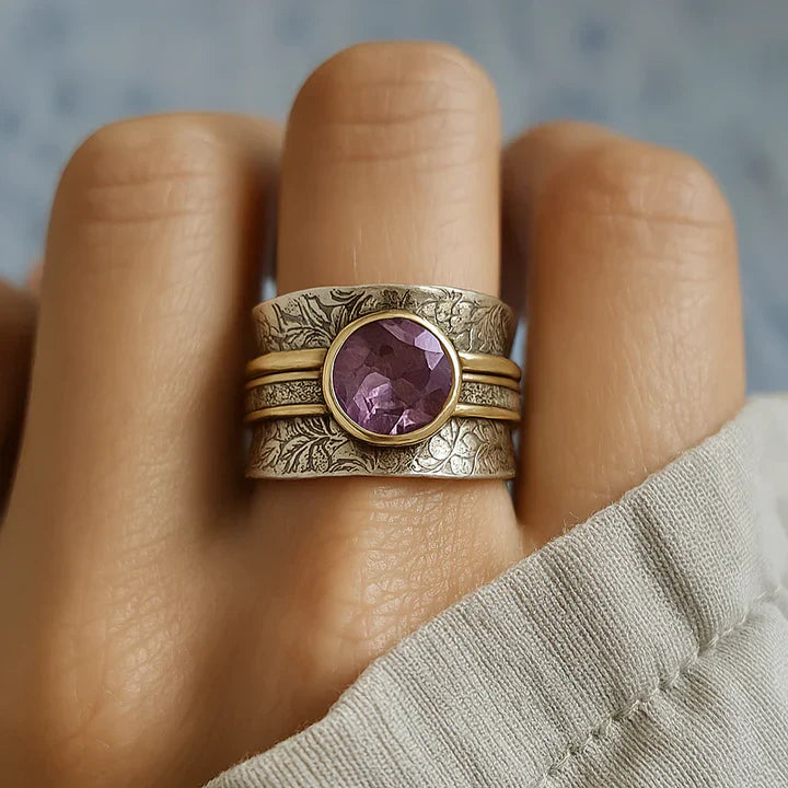 Boho Krystal Meditationsring