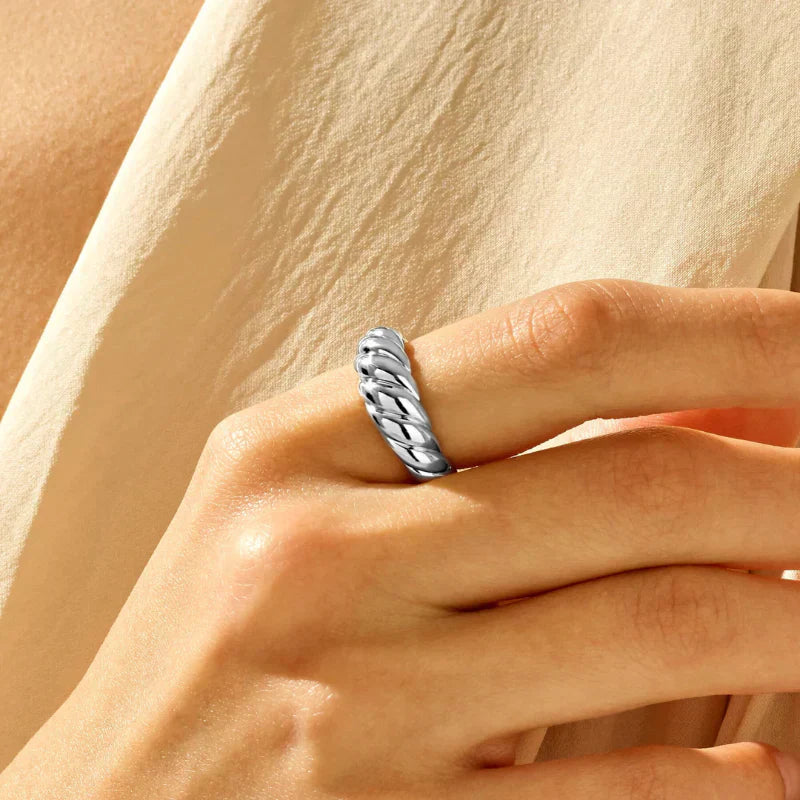 Croissant-Shaped Ring