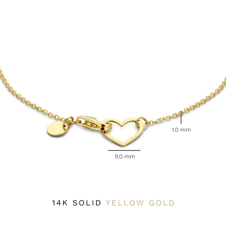Lilou Heart Bracelet