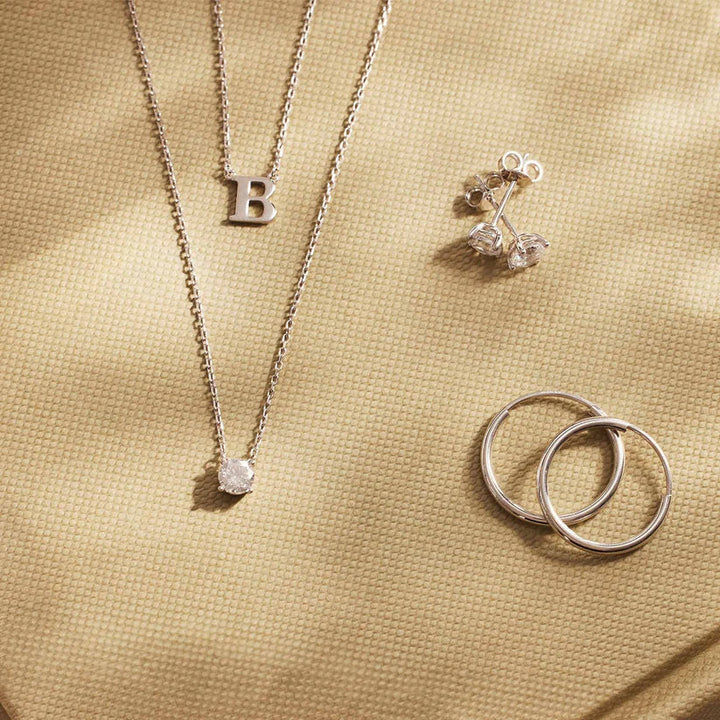 Cléa Moissanite Sten Halskæde