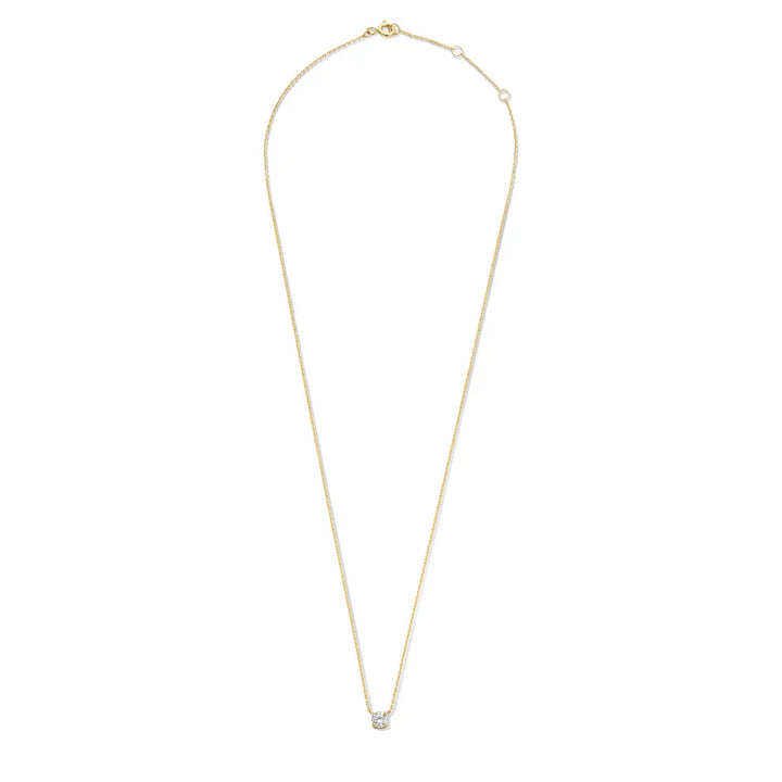 Gouden Ketting met Moissaniet Steen