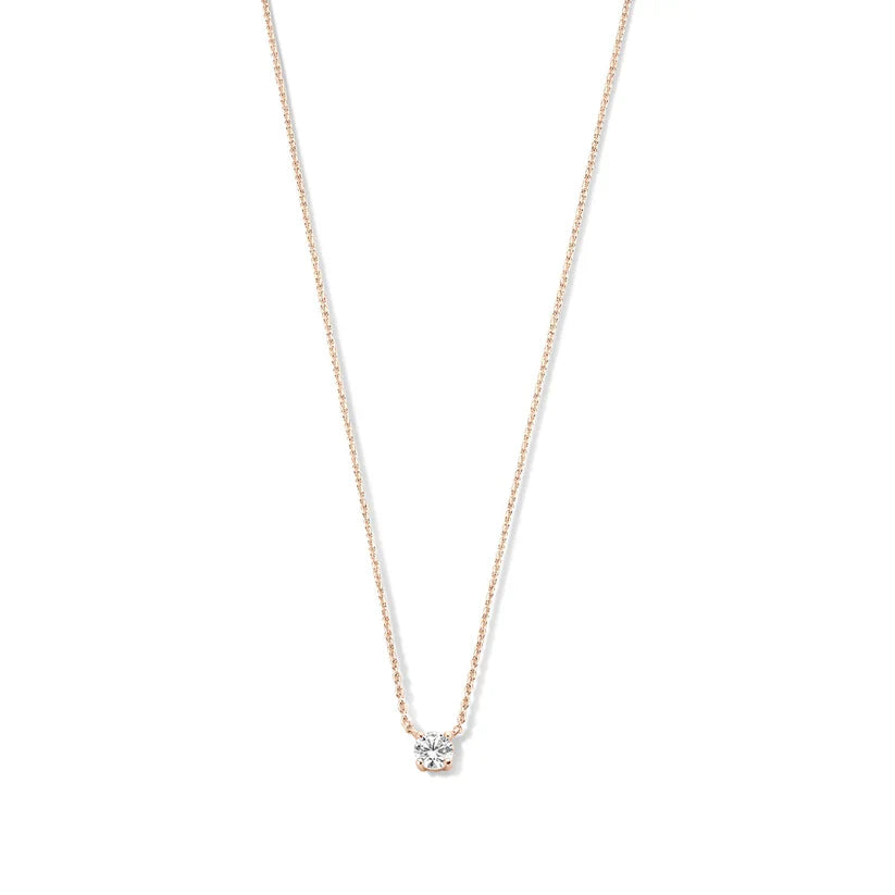 Gouden Ketting met Moissaniet Steen