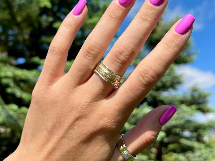 Vintage Tynd Gold & Silver Ring