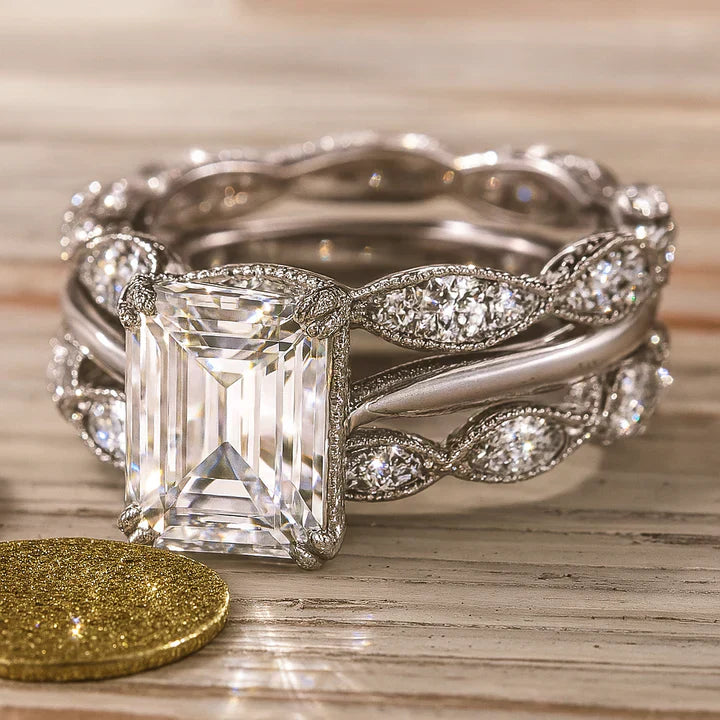 Retro Silver Layered Ring
