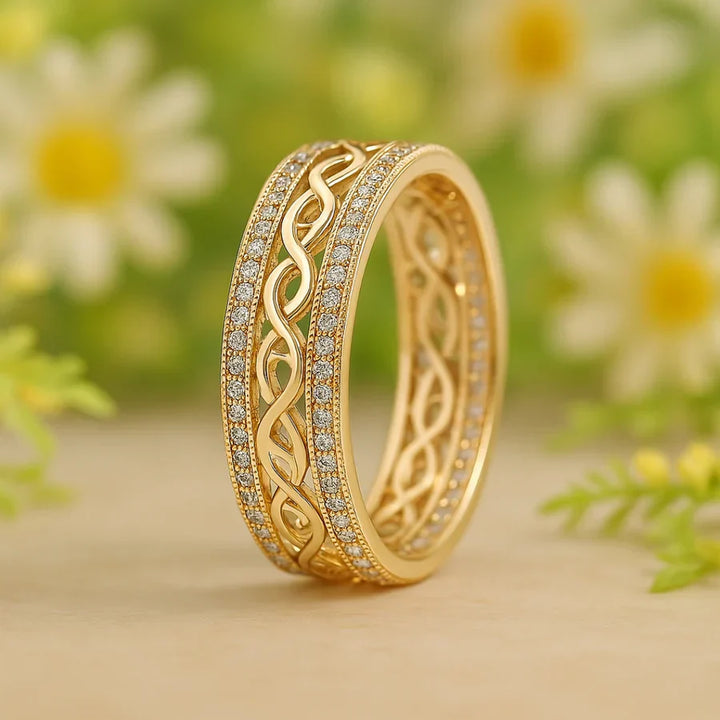 Lys Hollow Guld Ring
