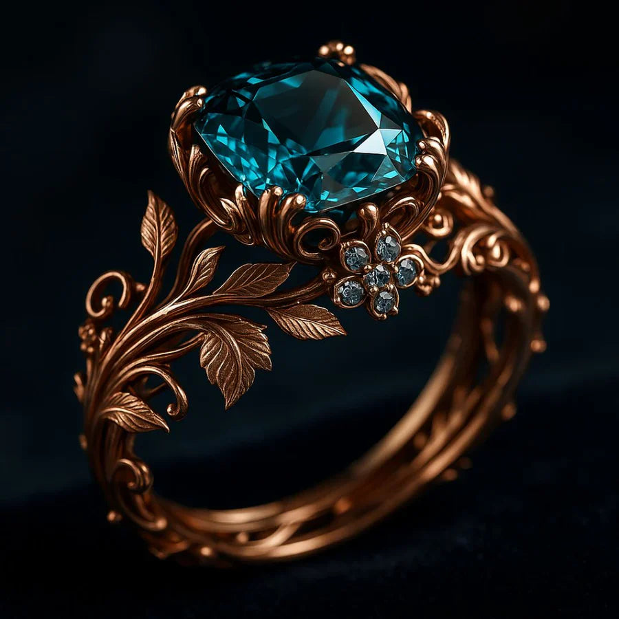"Natuur geïnspireerde Groene Kristallen Ring" can be rewritten as "Groene Kristallen Ring Geïnspireerd door de Natuur".