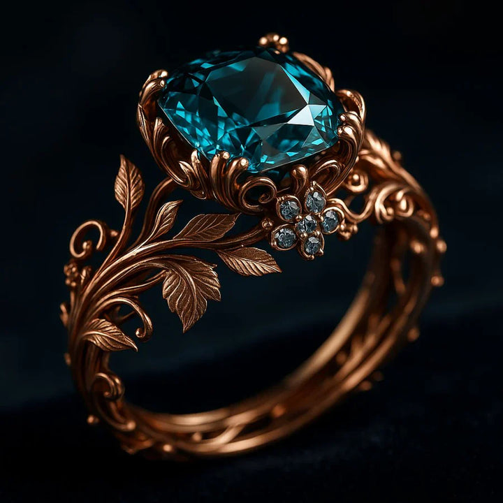 "Natuur geïnspireerde Groene Kristallen Ring" can be rewritten as "Groene Kristallen Ring Geïnspireerd door de Natuur".